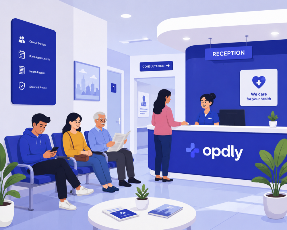 OPDly hospital OPD management platform
